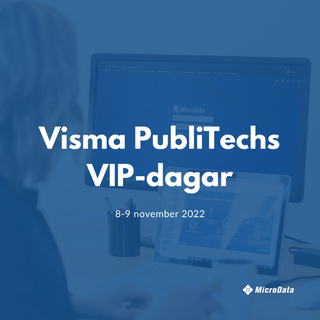 Visma PubliTechs VIP-dagar